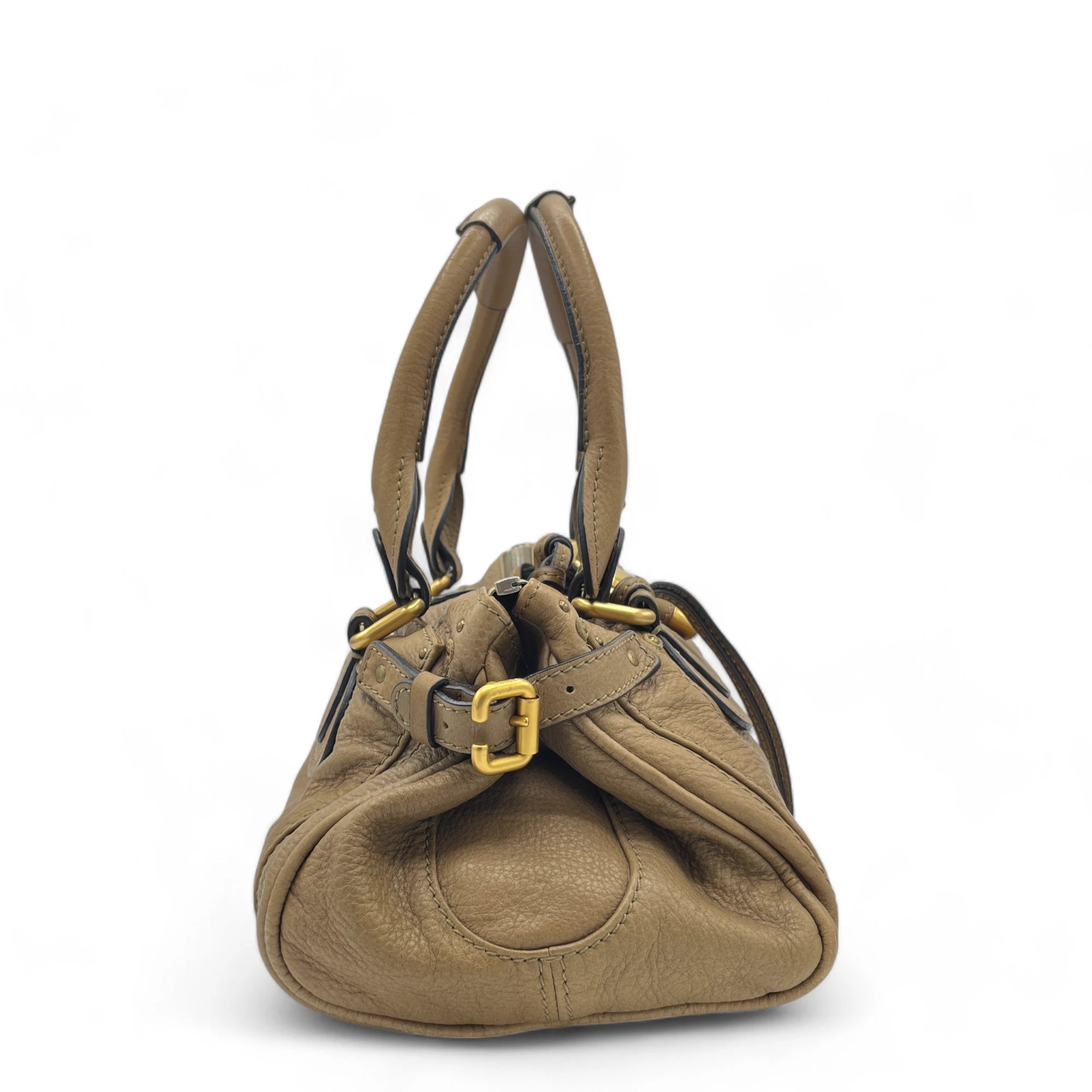 Chloé Paddington handbag in brown leather