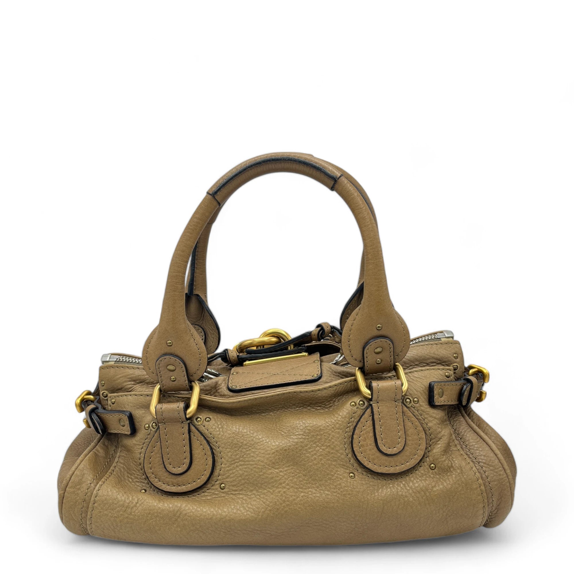 Chloé Paddington handbag in brown leather