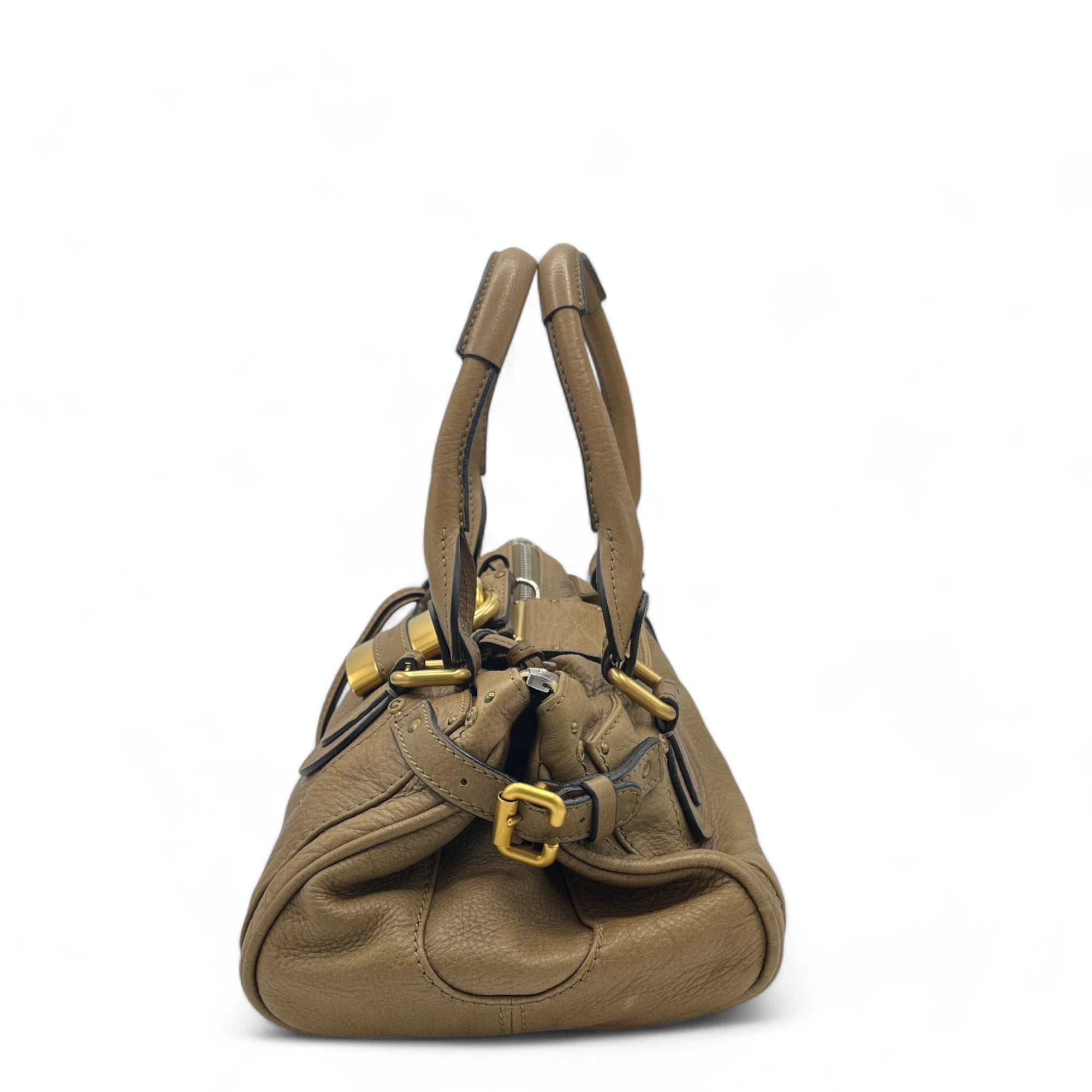 Chloé Paddington handbag in brown leather