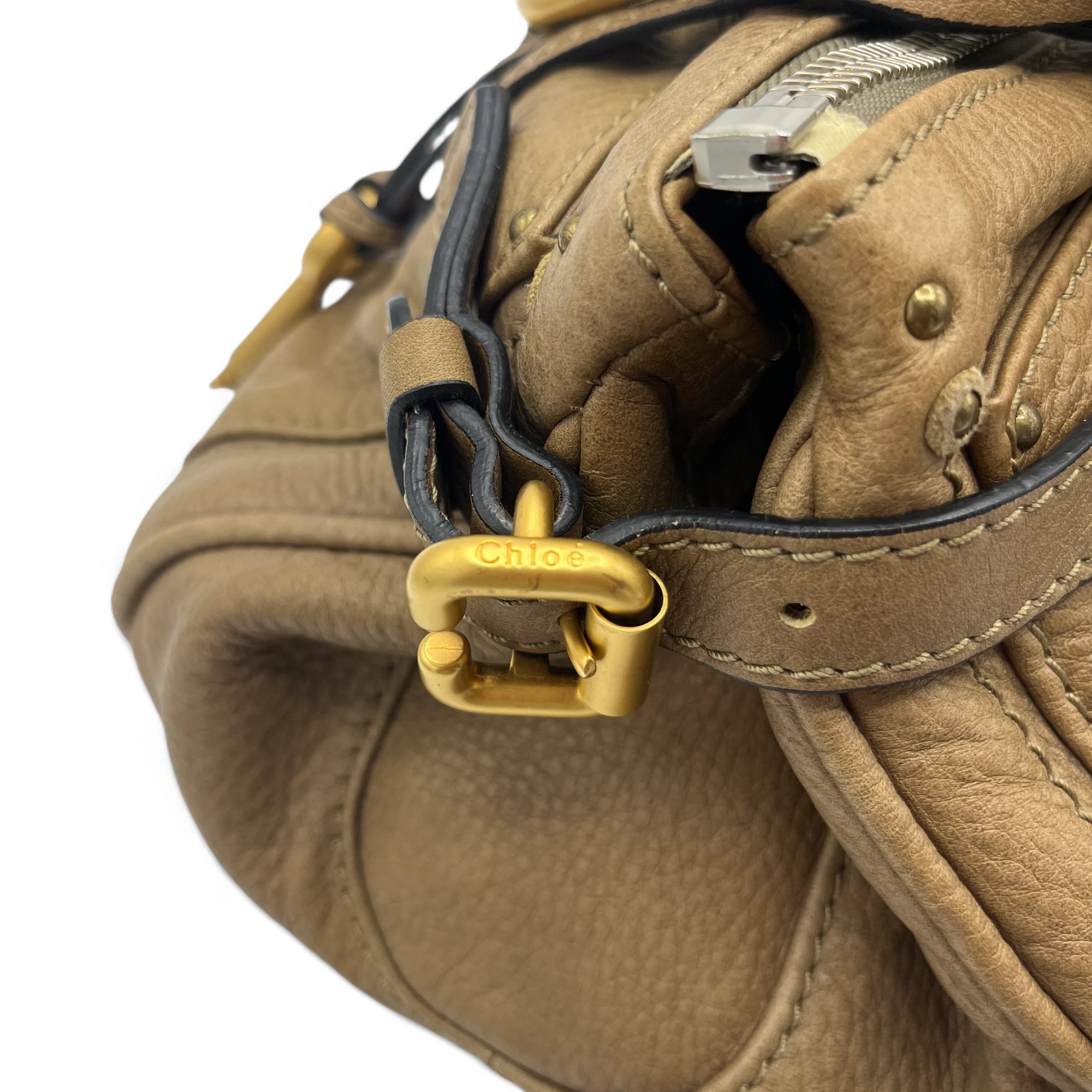 Chloé Handtasche Paddington aus Leder braun