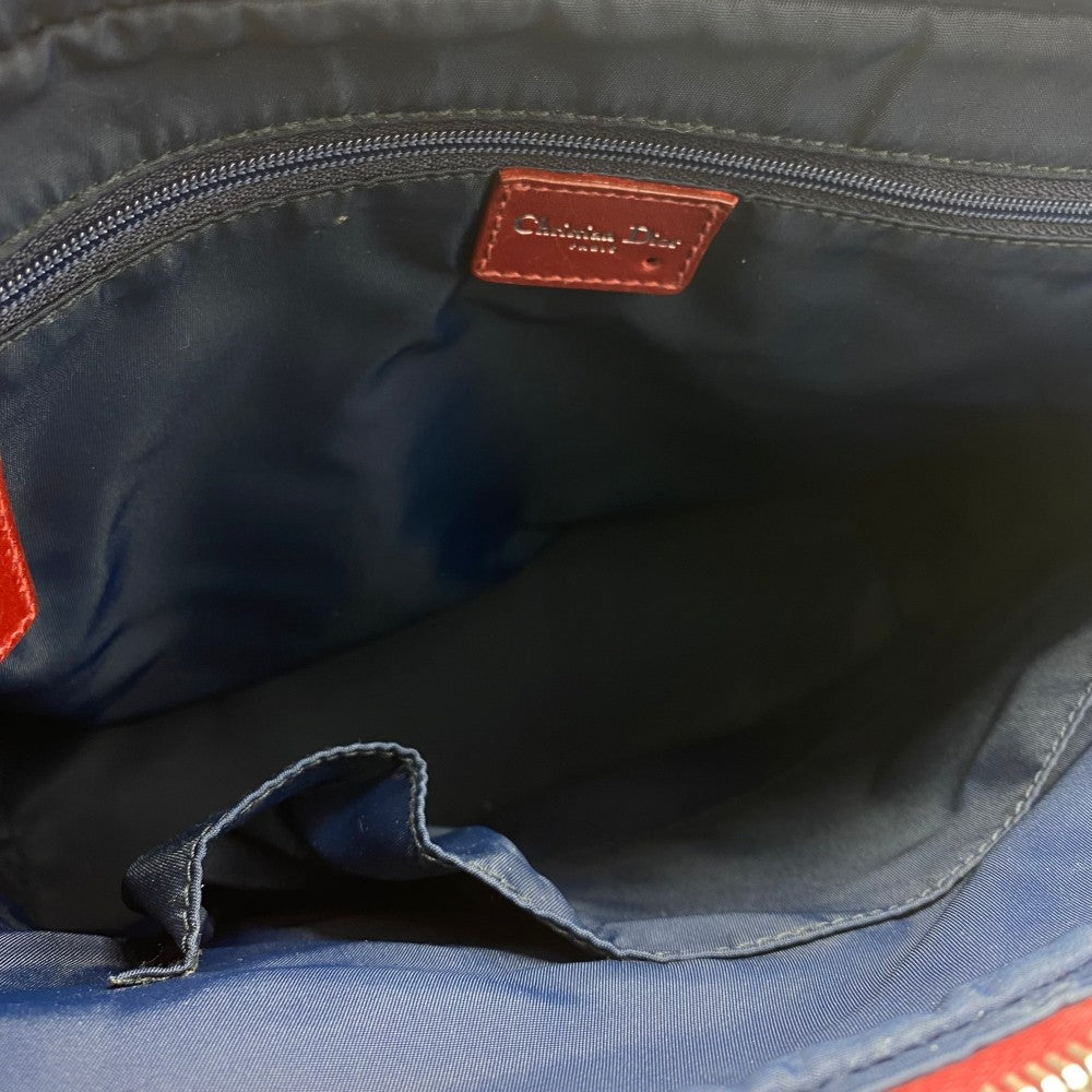 Dior handbag / Trotter blue with red leather details