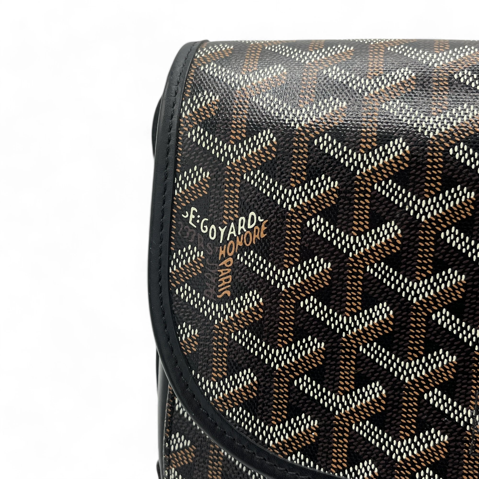 Goyard Umhängetasche Belvedere PM Messenger monogram schwarz