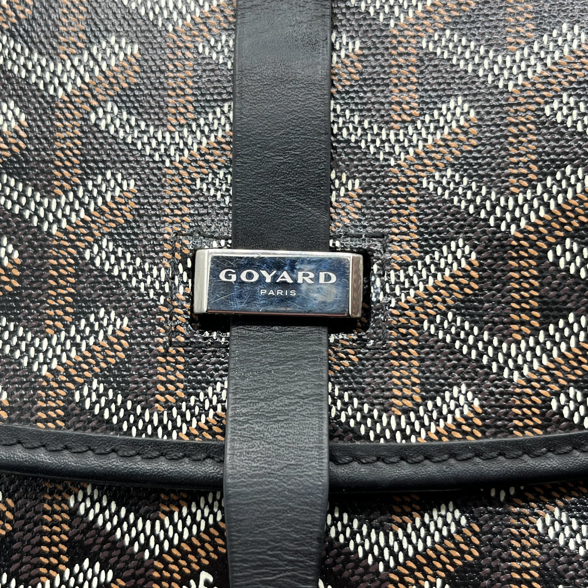 Goyard Umhängetasche Belvedere PM Messenger monogram schwarz