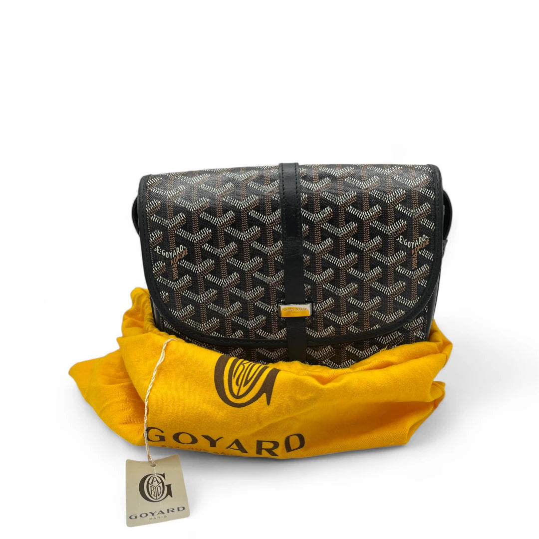 Goyard Umhängetasche Belvedere PM Messenger monogram schwarz