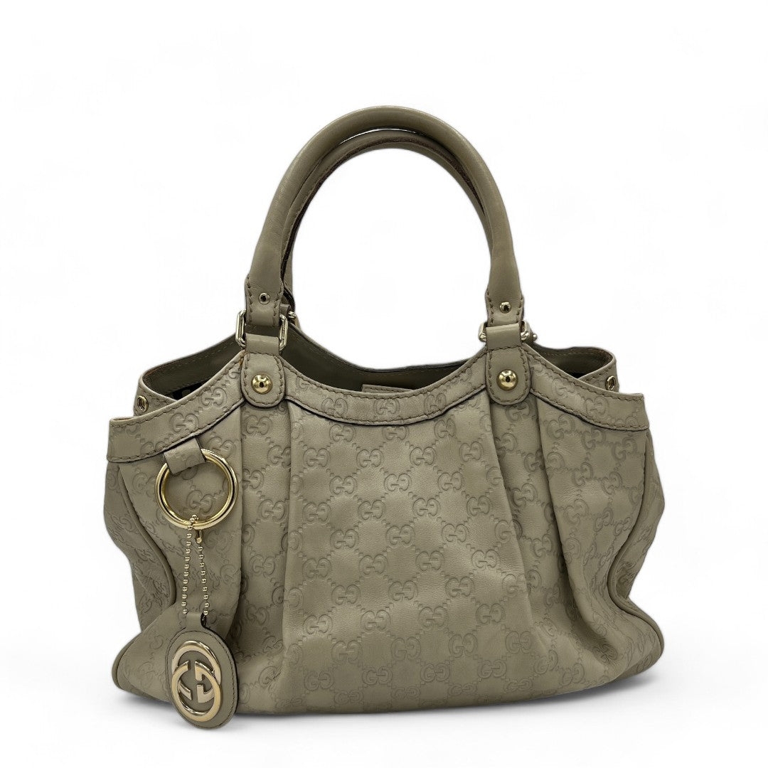 Gucci handbag / shopper in monogram pink &amp; beige