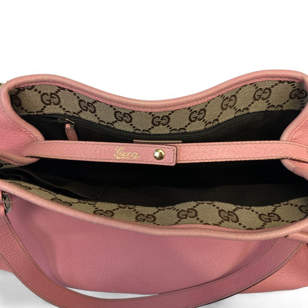 Gucci Handtasche Abbey Japan Exclusive 2005 aus Leder rosa