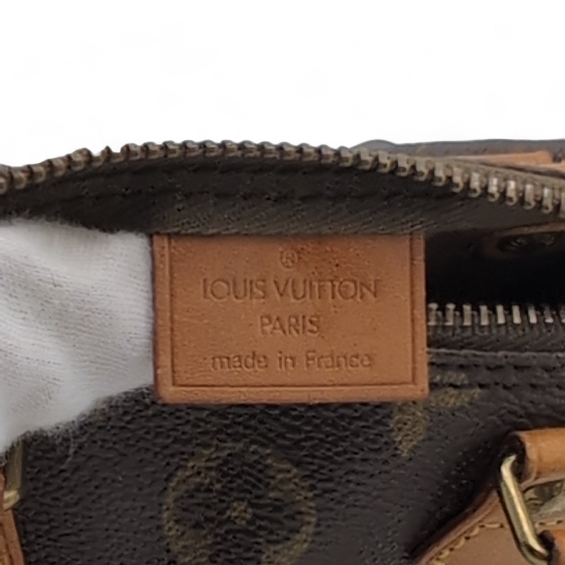 Louis Vuitton Handtasche Nano Speedy monogram braun