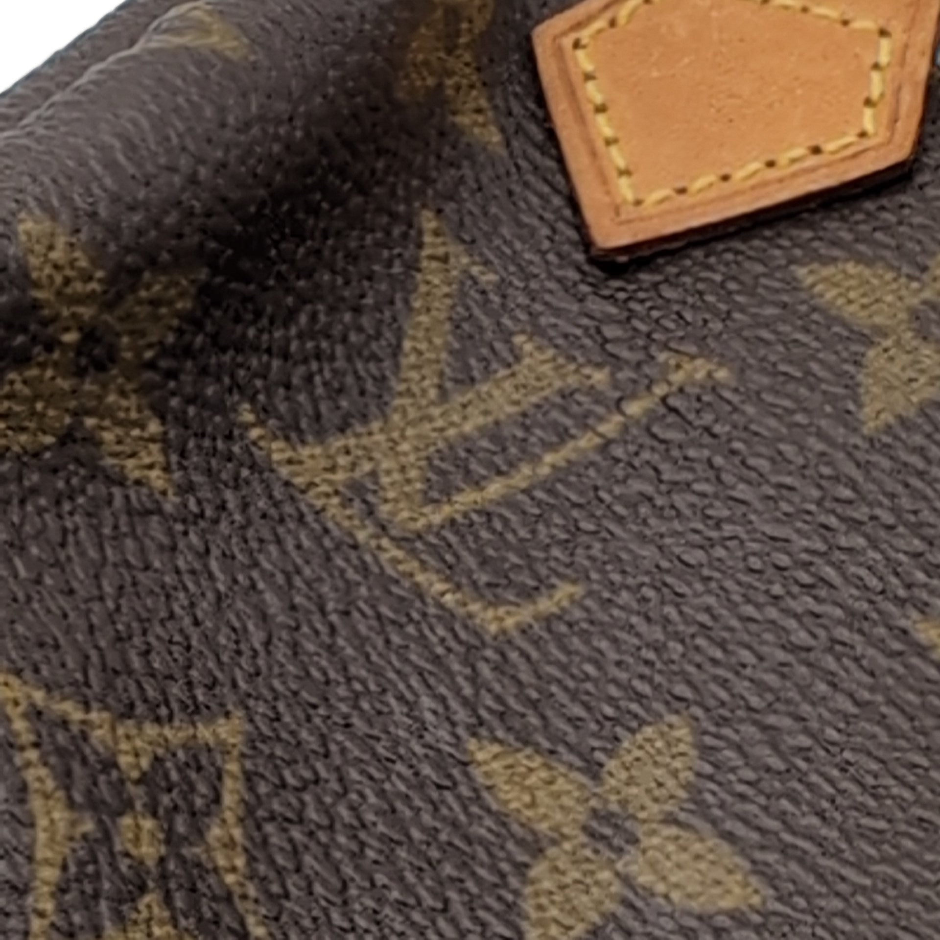 Louis Vuitton Handtasche Nano Speedy monogram braun