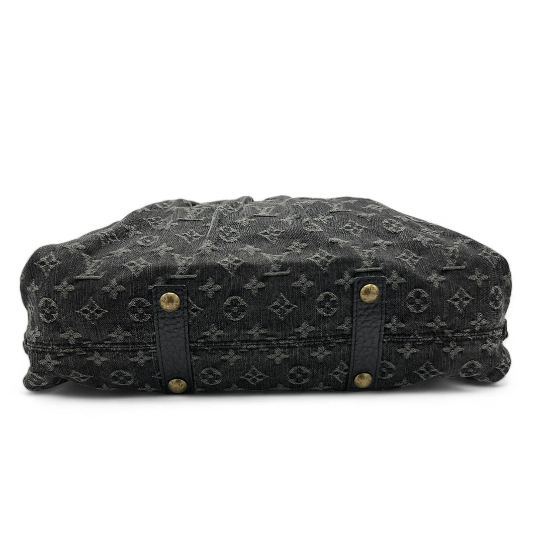 Louis Vuitton Handtasche Neo Cabby Denim mit Umhängegurt monogram schwarz