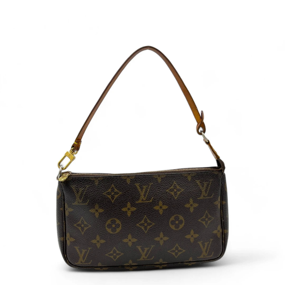 Louis Vuitton Pochette / shoulder bag brown monogram