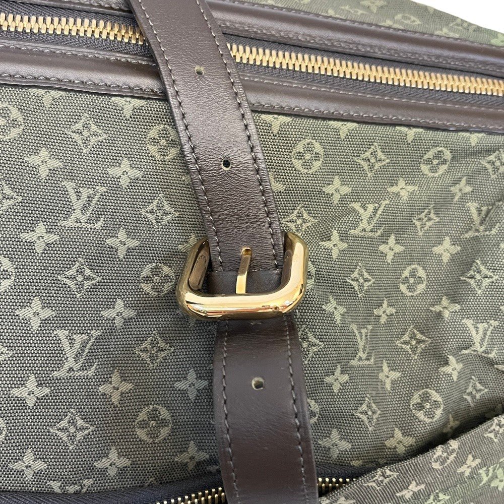 Louis Vuitton Reisetasche Mini Lin aus Denim monogram grün