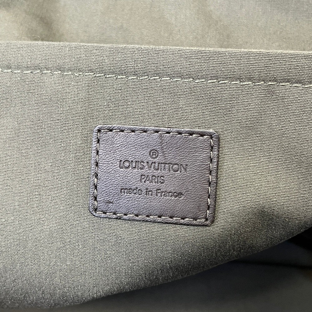 Louis Vuitton Reisetasche Mini Lin aus Denim monogram grün