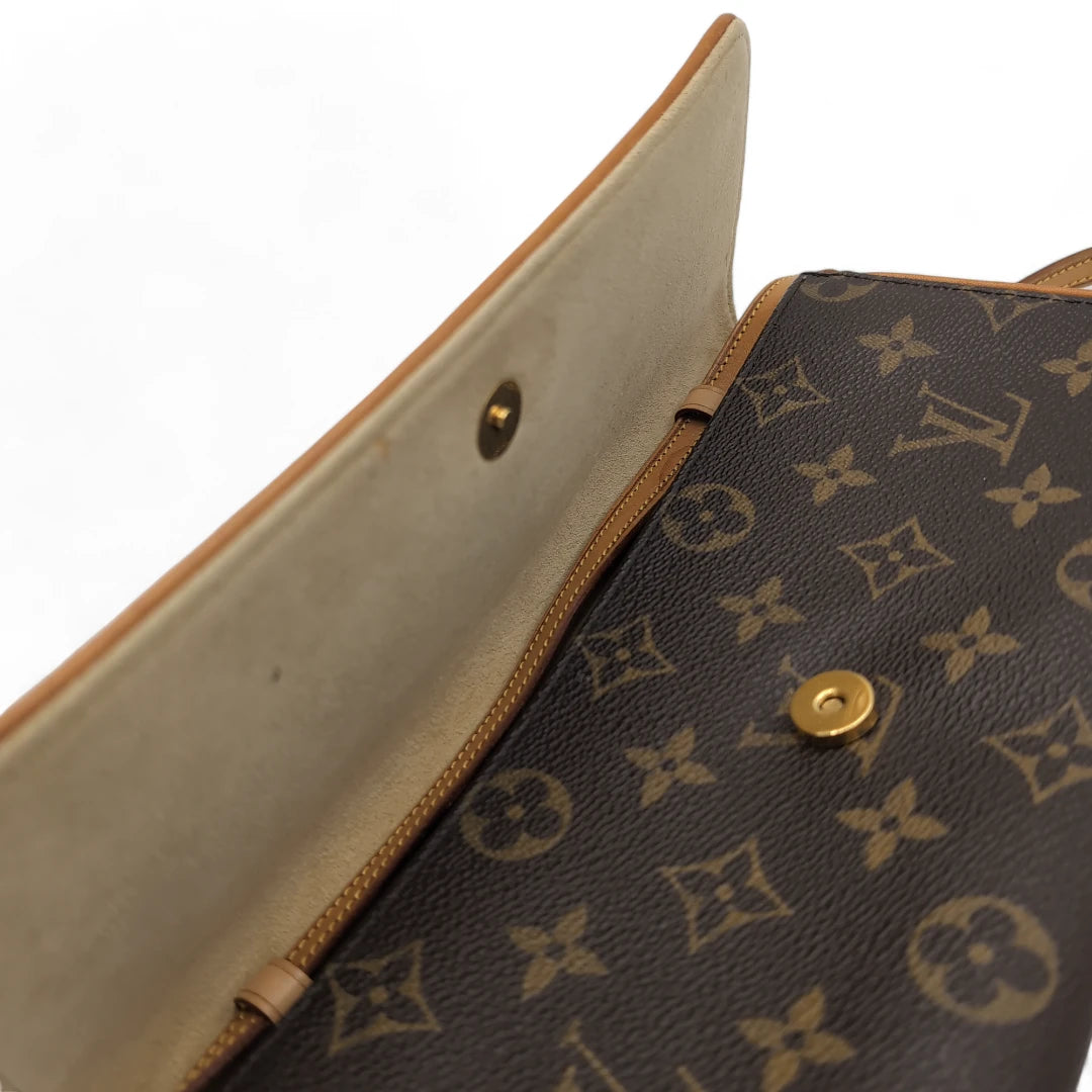 Louis Vuitton shoulder bag Amazon brown monogram