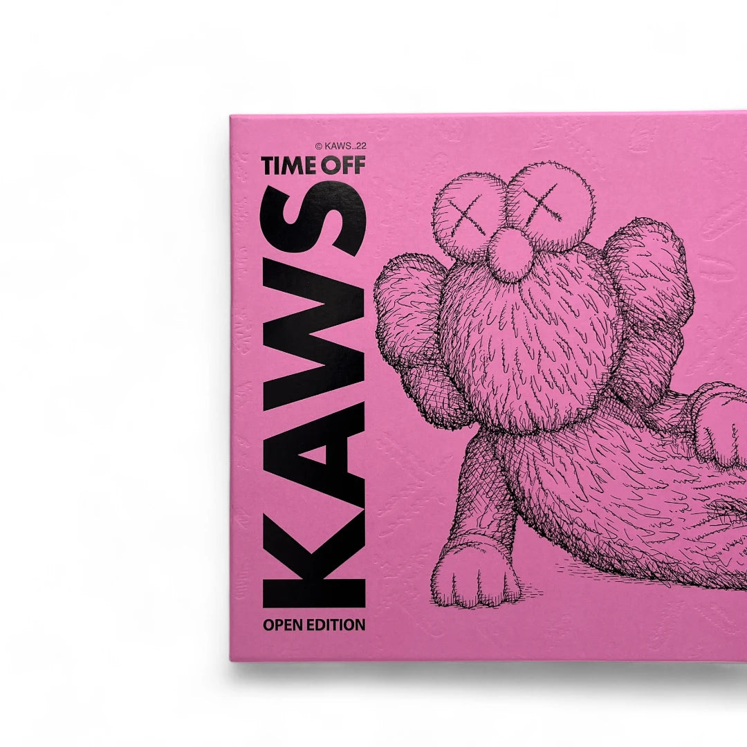 Medicom Kaws Puppe "Time Off" pink