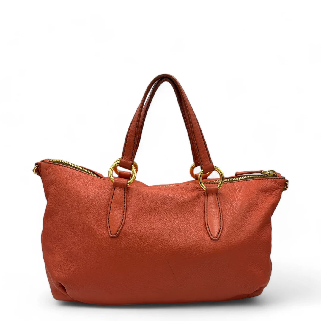 Miu Miu handbag/ shopper orange