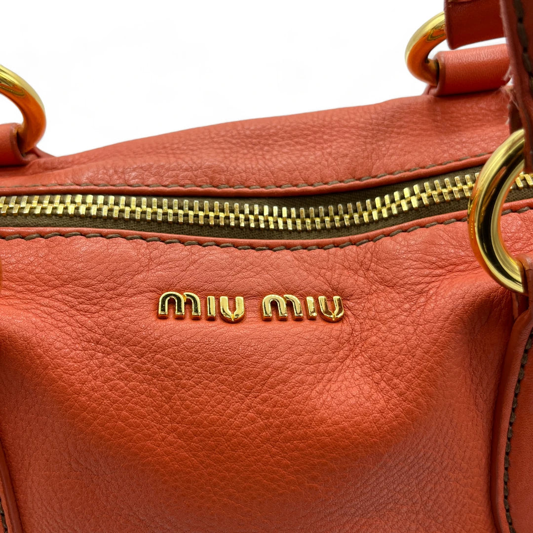 Miu Miu handbag/ shopper orange