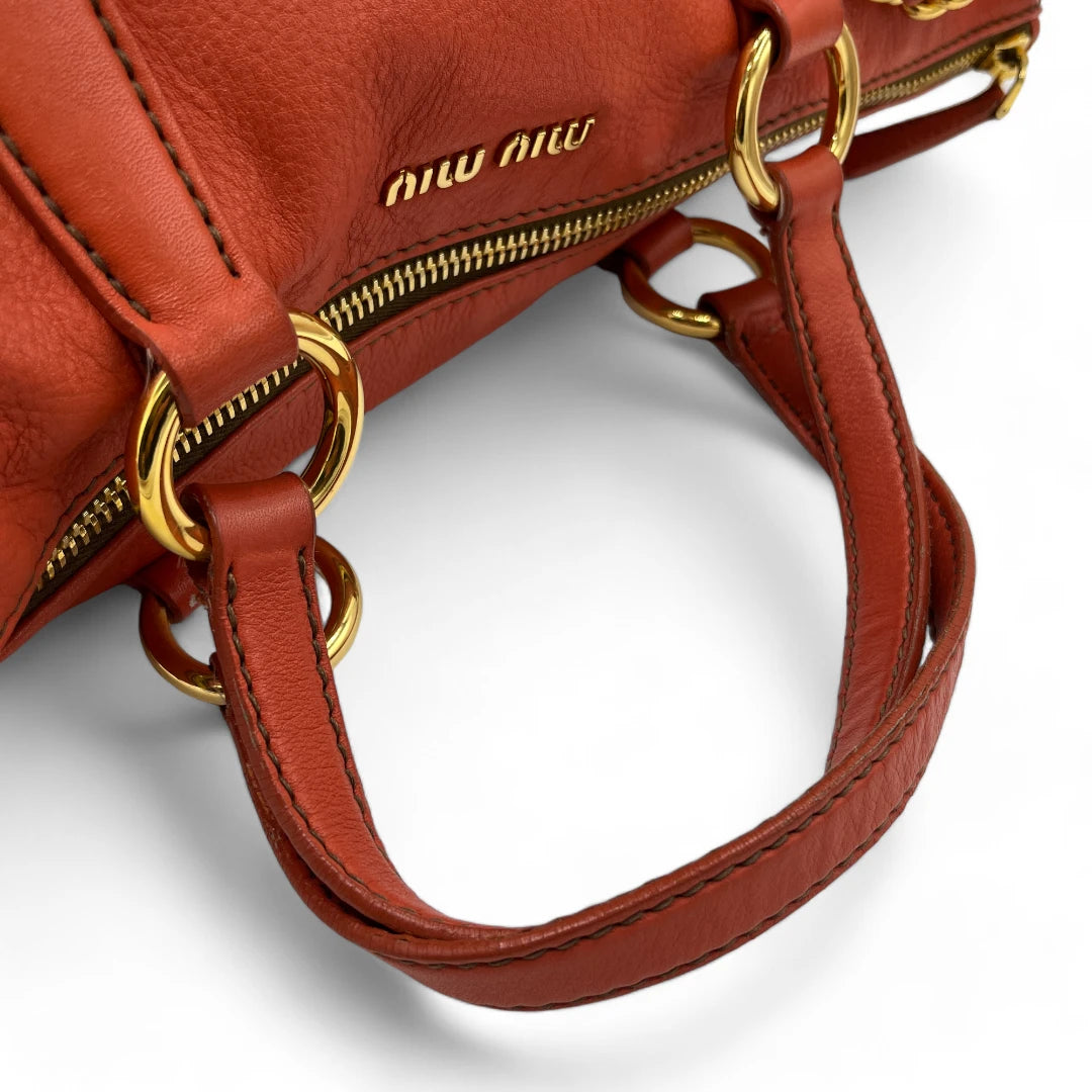 Miu Miu handbag/ shopper orange