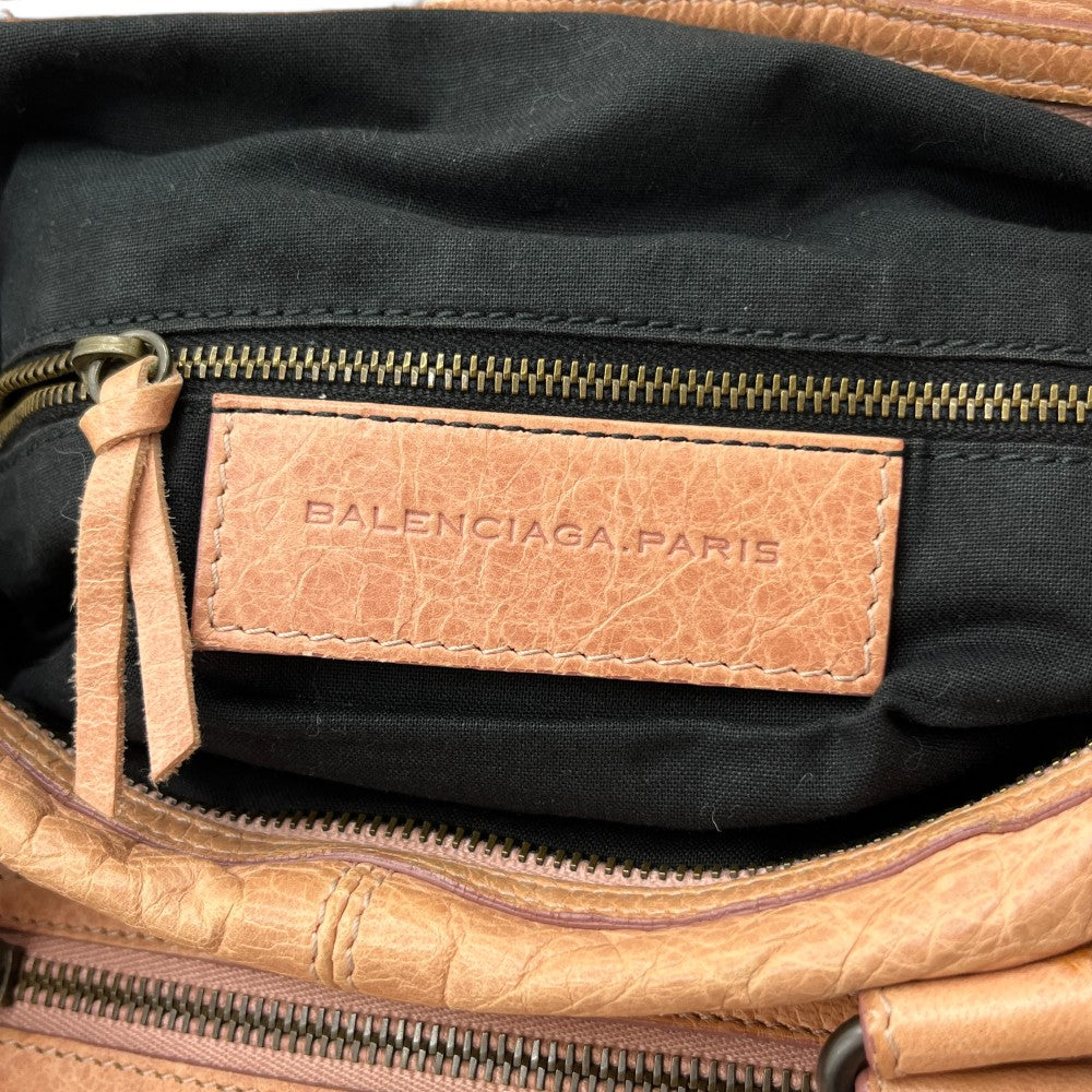 Balenciaga Handtasche Twiggy City bag aus Leder rosa