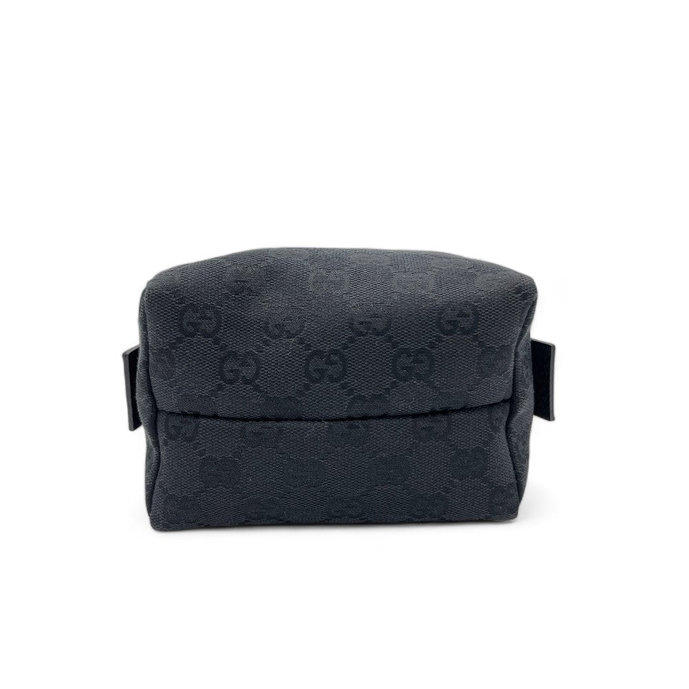 Gucci handbag Hobo monogram black with black leather