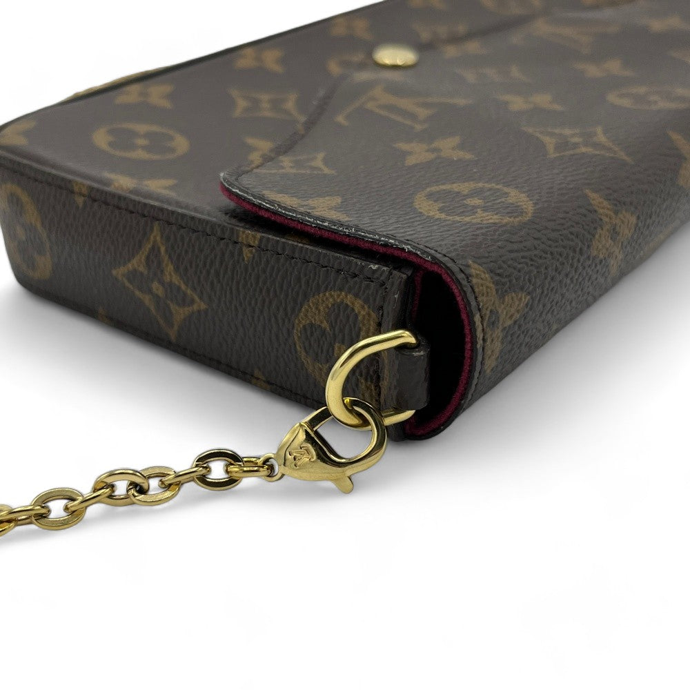 Louis Vuitton Umhängetasche / Pochette Felicie  monogram braun