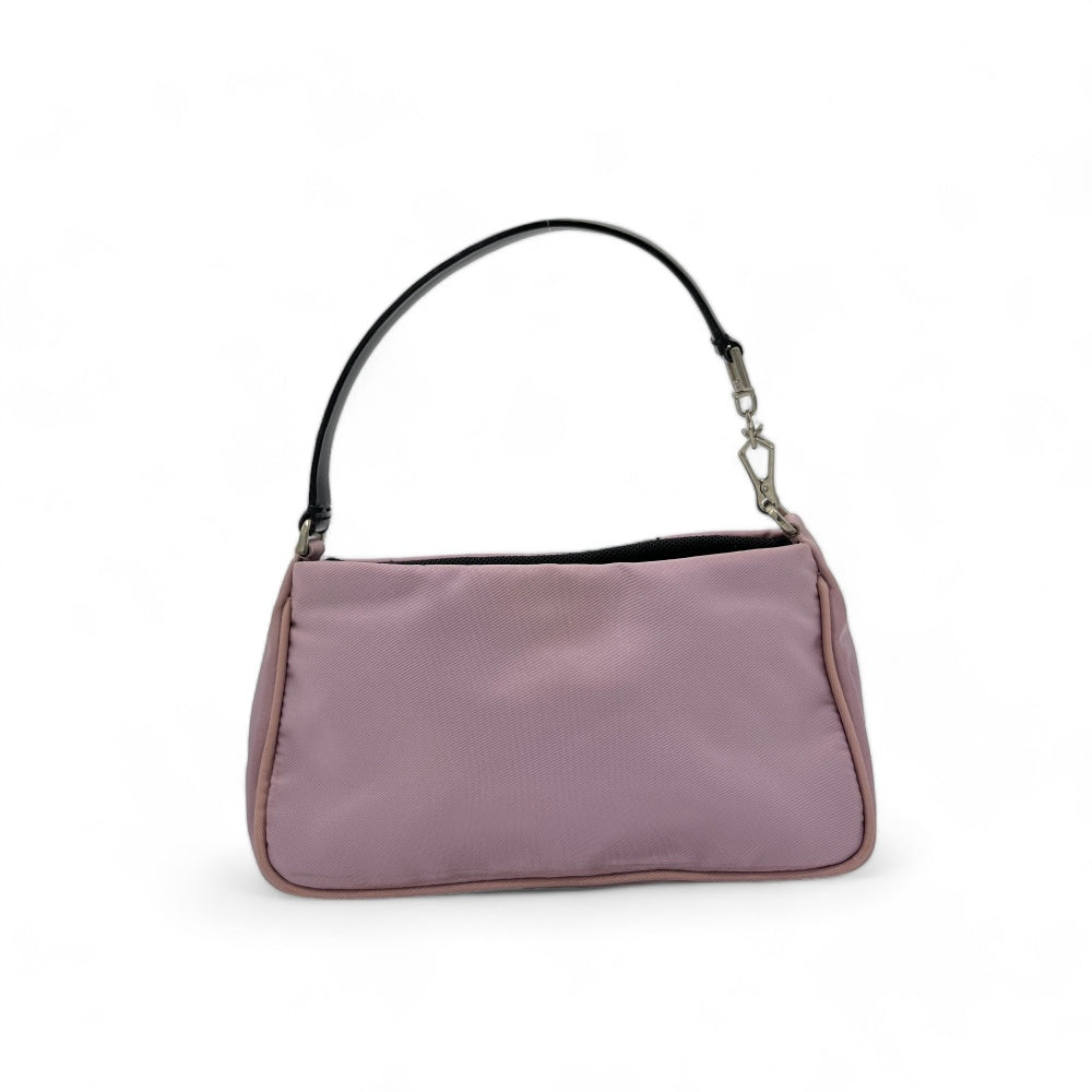 Prada Handtasche mini aus Nylon Flieder