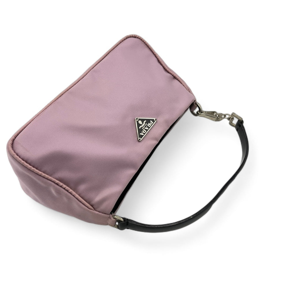 Prada Handtasche mini aus Nylon Flieder