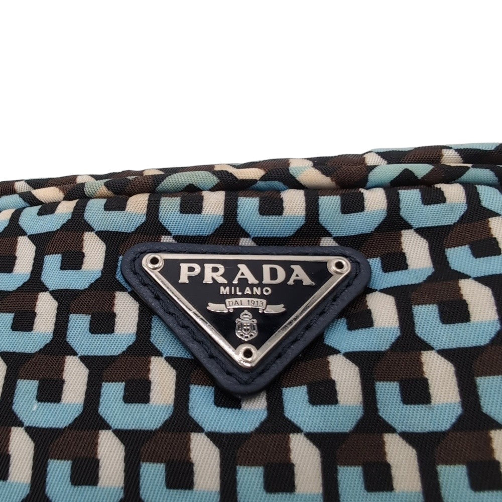 Prada toiletry bag made of gray nylon
