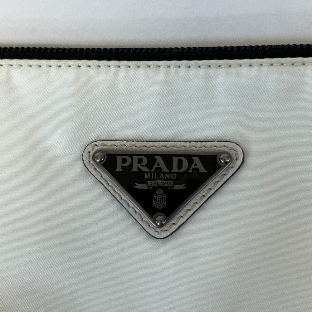 Prada crossbody bag / shoulder bag basic Re-Nylon with extra pocket white