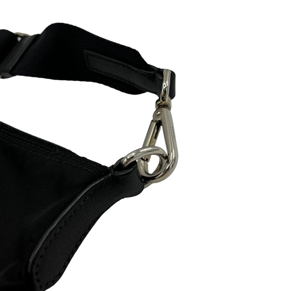 Prada shoulder bag with handles medium size black